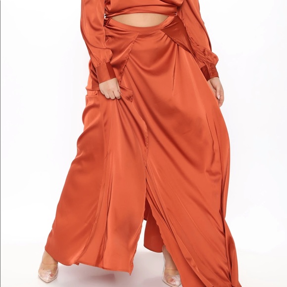 Fashion Nova High Slit Dress - Picture 4 of 6